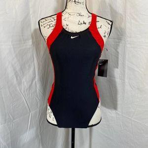 Nike Fast Back One Piece Swimsuit Sz 36/WMS 10